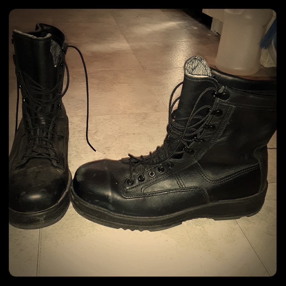 Steel toe Combat boots